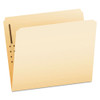 Manila Folders With One Fastener, Straight Tab, Letter Size, 50/box
