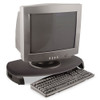 Crt/lcd Stand With Keyboard Storage, 23 X 13 1/4 X 3, Black