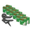 Clip Dispenser Value Pack, 1" Core, Charcoal, Plus 12 Tape Rolls 3/4" X 1000"