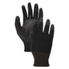 Palm Coated Cut-resistant Hppe Glove, Salt & Pepper/black, Size 10 (x-large), Dz