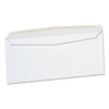 Business Envelope, #10, Monarch Flap, Gummed Closure, 4.13 X 9.5, White, 500/box