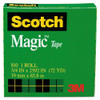 Magic Tape Refill, 3" Core, 0.75" X 72 Yds, Clear