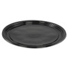 Caterline Casuals Thermoformed Platters, Pet, Black, 12" Diameter