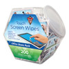 Touch Screen Wipes, 5 X 6, 200 Individual Foil Packets