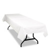 Table Set Poly Tissue Table Cover, 54 X 108, White, 6/pack