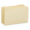 Reinforced Tab Manila File Folders, 1/3-cut Tabs, Legal Size, 14 Pt. Manila, 100/box