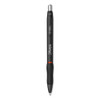 S-gel Retractable Gel Pen, Fine 0.5 Mm, Red Ink, Black Barrel, Dozen