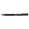 Brush Tip Pens, Fine, Black, Dozen