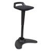 Adaptivergo Sit To Stand Perch Stool, Black Seat/black Back, Black Base