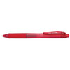 Energel-x Retractable Gel Pen, 0.5 Mm Needle Tip, Red Ink/barrel, Dozen