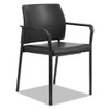 Accommodate Series Guest Chair, 23.25" X 21" X 32", Black Seat/black Back, Black Base, 2/carton - DHONSGS6FBUR10B