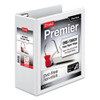 Premier Easy Open Clearvue Locking Slant-d Ring Binder, 3 Rings, 4" Capacity, 11 X 8.5, White