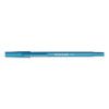 Write Bros. Stick Ballpoint Pen, Medium 1mm, Blue Ink/barrel, Dozen