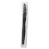 Heavyweight Wrapolypropyleneed Polystyrene Cutlery, Knife, Black, 1000/carton