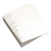 Custom Cut-sheet Copy Paper, 92 Bright, 5-hole, 20lb, 8.5 X 11, White, 500/ream - DDMR851151