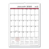 Classic Red Wall Calendar, 12 X 17, 2021