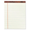 "the Legal Pad" Ruled Pads, Wide/legal Rule, 8.5 X 11.75, Green Tint, 50 Sheets, Dz