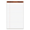 "the Legal Pad" Perforated Pads, Wide/legal Rule, 8.5 X 14, White, 50 Sheets, Dozen