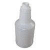 Plastic Bottles With Graduations, 24 Oz, Clear, 24/carton