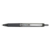 Precise V7rt Retractable Roller Ball Pen, Fine 0.7mm, Black Ink, Black Barrel