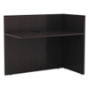 Alera Valencia Reversible Reception Return, 44 1/8w X 23 5/8d X 41 1/2h, Espresso