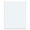 Cross Section Pads, 5 Sq/in Quadrille Rule, 8.5 X 11, White, 50 Sheets