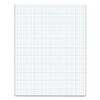 Cross Section Pads, 4 Sq/in Quadrille Rule, 8.5 X 11, White, 50 Sheets