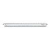 Adjustable Triangular Scale Aluminum Engineers Ruler, 12", Silver