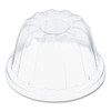 D-t Sundae/cold Cup Lids, Fits Foam Cups, Clear, 1,000 Lids/ct, 50/pk, 20pk/ct