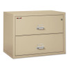 Two-drawer Lateral File, 37.5w X 22.13d X 27.75h, Ul Listed 350, Letter/legal, Parchment