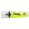 Clearview Tank-style Highlighter, Blade Chisel Tip, Fluorescent Yellow, Dozen