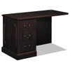 94000 Series "l" Workstation Left Return, 48w X 24d X 29-1/2h, Mahogany