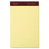 Gold Fibre Writing Pads, Narrow Rule, 5 X 8, Canary, 50 Sheets, 4/pack