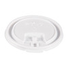 Lift Back And Lock Tab Cup Lids, For 10oz Cups, White, 100/sleeve, 20 Sleeves/ct