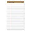 "the Legal Pad" Perforated Pads, Wide/legal Rule, 8.5 X 14, White, 50 Sheets, Dozen - DTOP71573