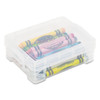 Super Stacker Crayon Box, Clear, 4 3/4 X 3 1/2 X 1 3/5