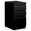Mobile Box/box/file Pedestal, 15w X 20d X 28h, Black