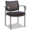 Alera Iv Series Guest Chairs, 25.19'' X 23.62'' X 32.28'', Black Seat/black Back, Black Base, 2/carton