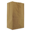 Grocery Paper Bags, 57 Lbs Capacity, 1/8 Bbl, 10.13"w X 6.75"d X 14.38"h, Kraft, 500 Bags