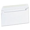 Business Envelope, #6 3/4, Square Flap, Gummed Closure, 3.63 X 6.5, White, 500/box