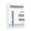 High-density Can Liners, 16 Gal, 6 Microns, 24" X 33", Natural, 1,000/carton