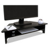 High Rise Collection Monitor Stand, 27 X 11 1/2 X 6 1/2-7 1/2, Black