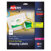 Vibrant Laser Color-print Labels W/ Sure Feed, 4 3/4 X 7 3/4, White, 50/pack