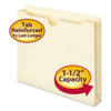 Manila File Jackets, 2-ply Straight Tab, Letter Size, Manila, 50/box - DSMD75540