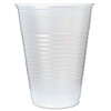 Rk Ribbed Cold Drink Cups, 16oz, Translucent, 50/sleeve, 20 Sleeves/carton