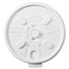 Lift N' Lock Plastic Hot Cup Lids, 6-10oz Cups, White, 1000/carton