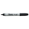 Brush Tip Permanent Marker, Medium, Black, Dozen