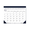 Recycled Two-color Academic 14-month Desk Pad Calendar, 22 X 17, 2020-2021
