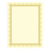 Premium Certificates, Ivory, Spiro Gold Foil Border, 66 Lb,  8.5 X 11, 15/pack