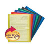 Poly Side-load Envelopes, Fold Flap Closure, 9.75 X 11.63, Assorted, 6/pack